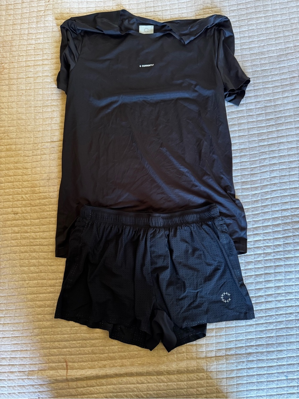 & Other Stories Black Short Sleeve Top